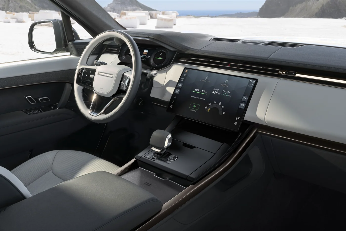 Range Rover Sport Electric dashboard and 13.1-inch touchscreen